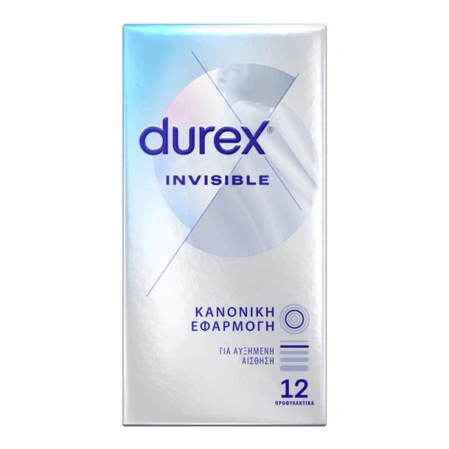 Durex Invisible Κανονική Εφαρμογή 12Τεμάχια Φωτογραφία από Durex Invisible Κανονική Εφαρμογή 12Τεμάχια