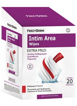 Frezyderm Intim Area Wipes 20Τεμάχια Φωτογραφία από Frezyderm Intim Area Wipes 20Τεμάχια