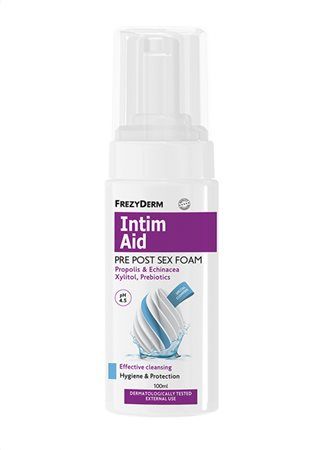 Φωτογραφία από Frezyderm Intim Aid Pre Post Sex Foam 100ml