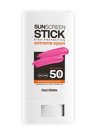 Frezyderm Sun Screen Stick Extreme Sport SPF50 Magenta 20ml Φωτογραφία από Frezyderm Sun Screen Stick Extreme Sport SPF50 Magenta 20ml