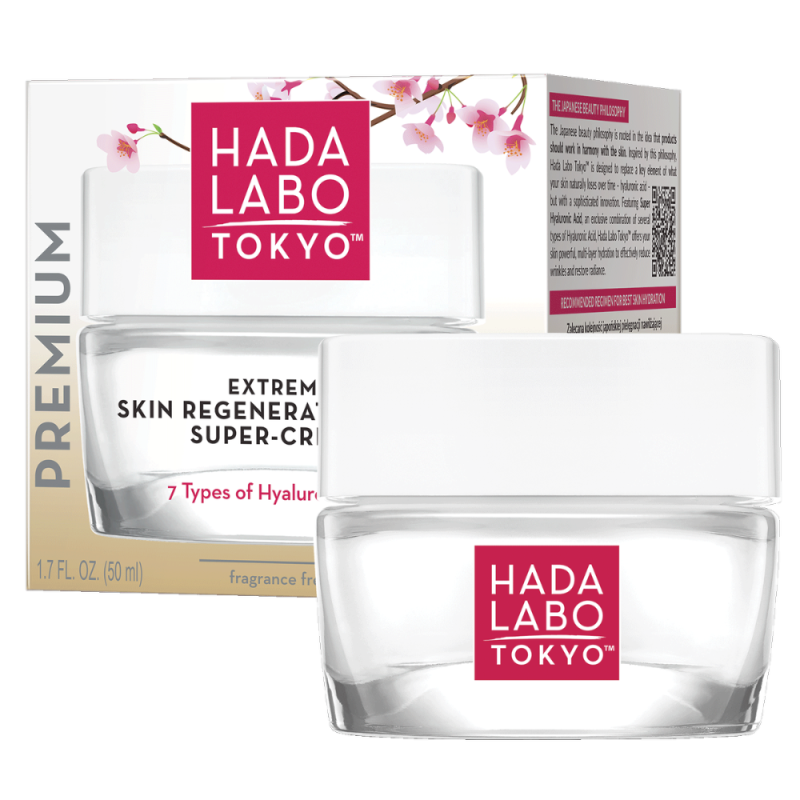 Φωτογραφία από Hada Labo Tokyo Premium Extreme Skin Regenerator 7xHA Super Night Cream 50ml
