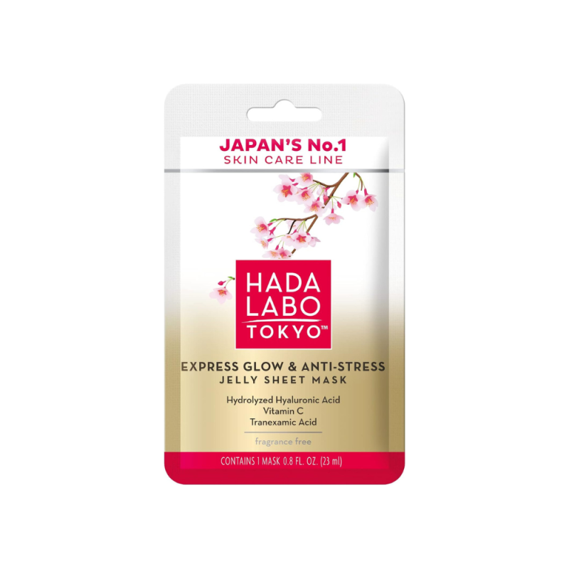 Φωτογραφία από Hada Labo Tokyo Express Glow & Anti stress Jelly Sheet Mask 23ml