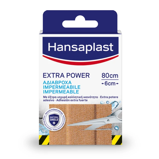 Φωτογραφία από Hansaplast Extra Power Αδιάβροχα Επιθέματα 80x6cm 8Τεμάχια