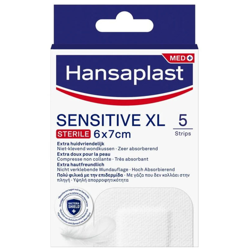 Φωτογραφία από Hansaplast Sensitive XL 6x7cm 5Τεμάχια