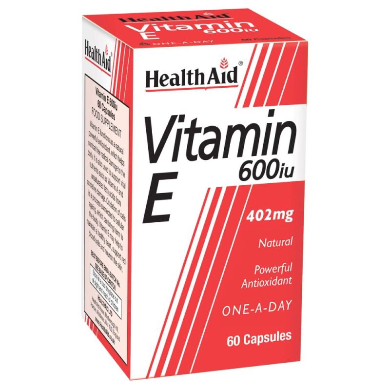Φωτογραφία από Health Aid Vitamin E 600iu 60Κάψουλες