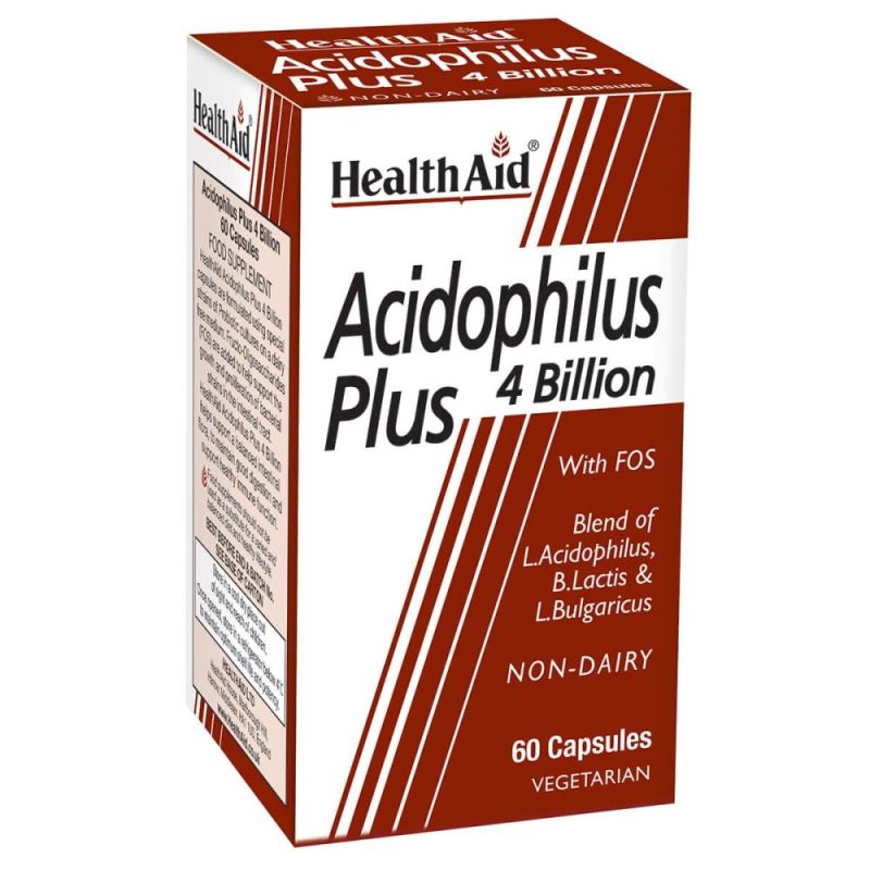 Φωτογραφία από Health Aid Acidophilus Plus 60Κάψουλες