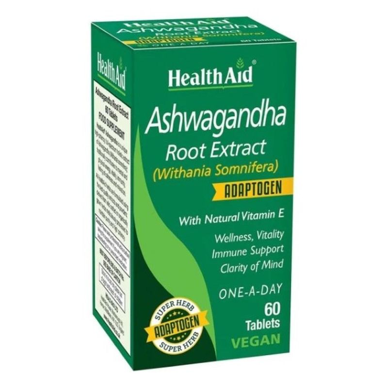 Φωτογραφία από Health Aid Ashwagandha Root Extract 60Ταμπλέτες