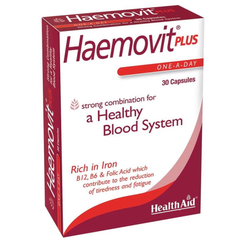 Φωτογραφία από Health Aid Haemovit Plus 30Κάψουλες