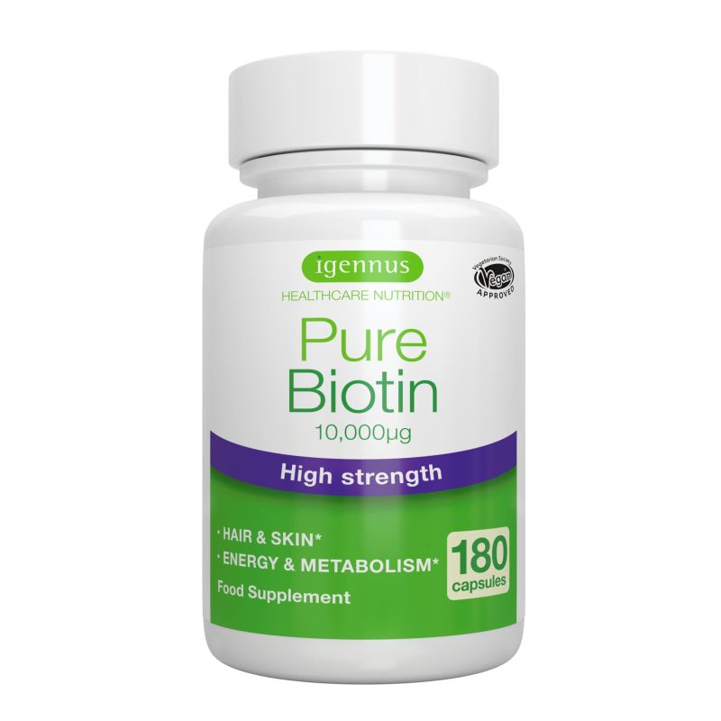 Φωτογραφία από Igennus Pure Biotin 10000μg 180Ταμπλέτες
