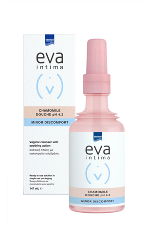 Φωτογραφία από Intermed Eva Intima Chamomile Douche pH 4,2 Minor Discomfort 147ml