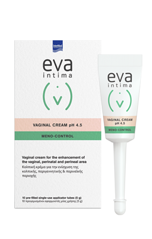 Φωτογραφία από Intermed Eva Intima Meno-Control Vaginal Cream 10x5g Προγεμισμένοι Κολπικοί Εφαρμοστές