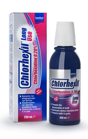 Φωτογραφία από Intermed Chlorhexil 0.20% Mouthwash Long Use 250ml 