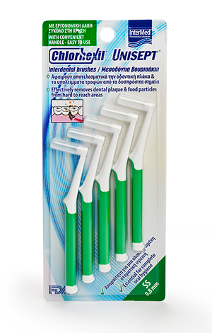 Φωτογραφία από Intermed Chlorhexil Interdental Brushes SS 0,8mm 5Τεμάχια