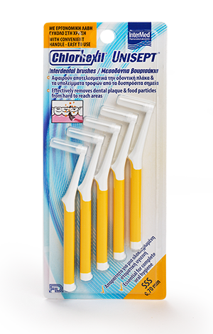 Φωτογραφία από Intermed Chlorhexil Interdental Brushes SSS 0,7mm 5Τεμάχια