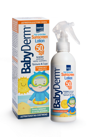 Φωτογραφία από Intermed Babyderm Sunscreen Lotion SPF50 200ml