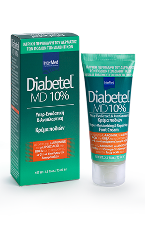 Φωτογραφία από Intermed Diabetel MD Cream 10% Urea 75ml