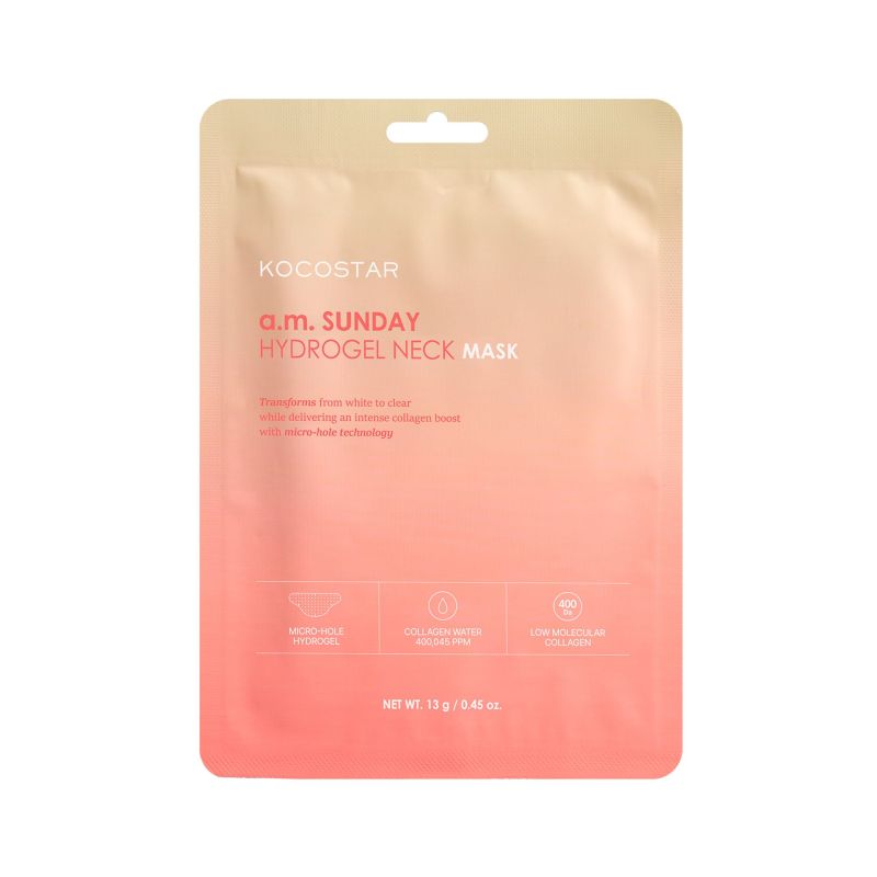 Kocostar A.M. Sunday Hydrogel Neck Mask 13g Φωτογραφία από Kocostar A.M. Sunday Hydrogel Neck Mask 13g