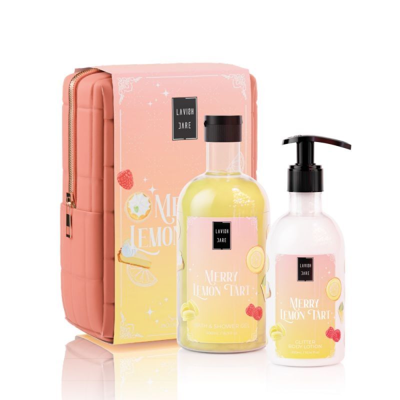 Φωτογραφία από Lavish Care Promo Xmas 2025 Merry Lemon Tart Bath & Shower Gel 500ml & Glitter Body Lotion 300ml