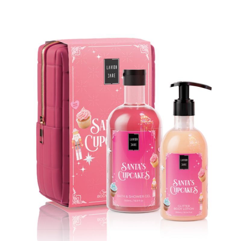 Φωτογραφία από Lavish Care Promo Xmas 2025 Santa’s Cupcakes Bath & Shower Gel 500ml & Glitter Body Lotion 300ml