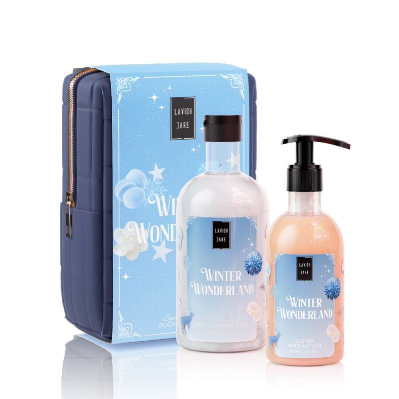 Φωτογραφία από Lavish Care Promo Xmas 2025 Winter Wonderland Bath & Shower Gel 500ml & Glitter Body Lotion 300ml
