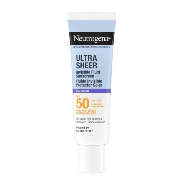 Φωτογραφία από Neutrogena Ultra Sheer Invisible Fluid Age Shield SPF50 50ml