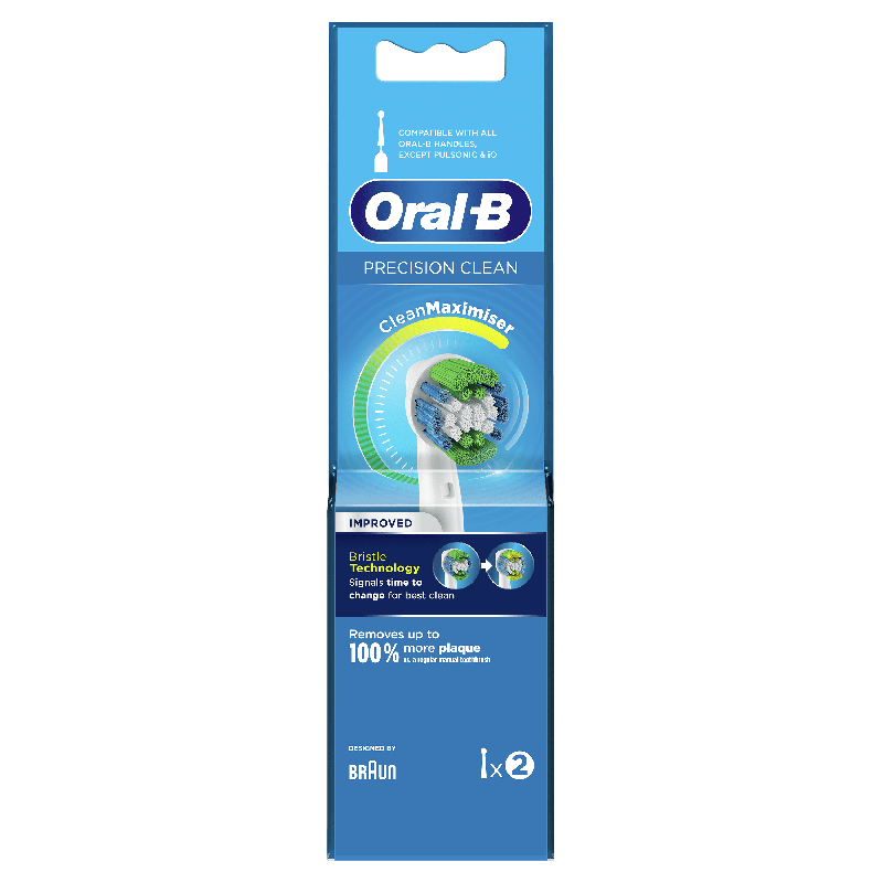 Oral B Precision Clean Ανταλλακτικές Κεφαλές Ηλεκτρικής Οδοντόβουρτσας με Τεχνολογία Clean Maximiser 2Τεμάχια Φωτογραφία από Oral B Precision Clean Ανταλλακτικές Κεφαλές Ηλεκτρικής Οδοντόβουρτσας με Τεχνολογία Clean Maximiser 2Τεμάχια