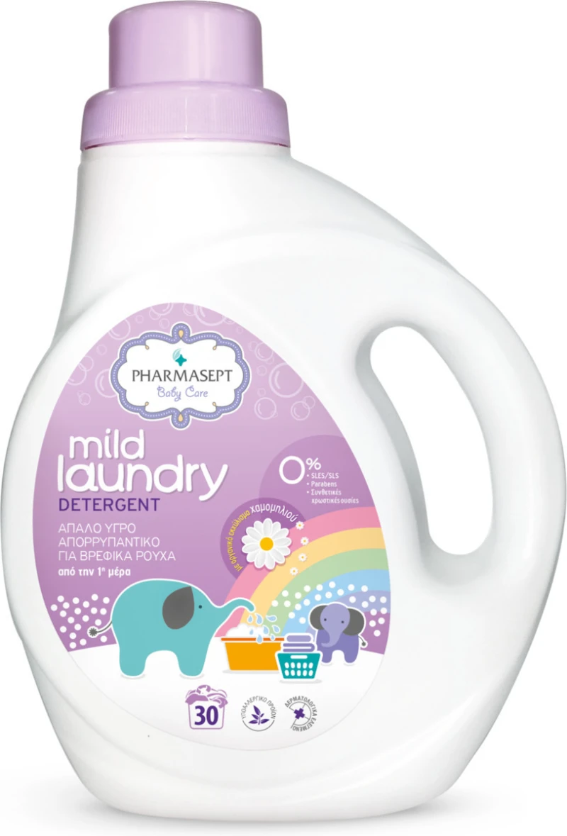 Φωτογραφία από Pharmasept Baby Care Mild Laundry Detergent 1lt