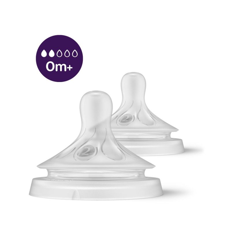 Φωτογραφία από Philips Avent Natural Response Θηλή Σιλικόνης Ροή 2 0m+ 2Τεμάχια