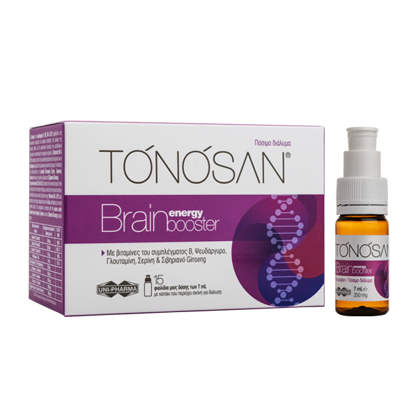 Φωτογραφία από Uni-Pharma Tonosan Brain Energy Booster 15 Φιαλίδια x 7ml