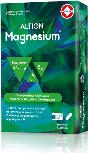 Φωτογραφία από Altion Magnesium 375mg 30Δισκία