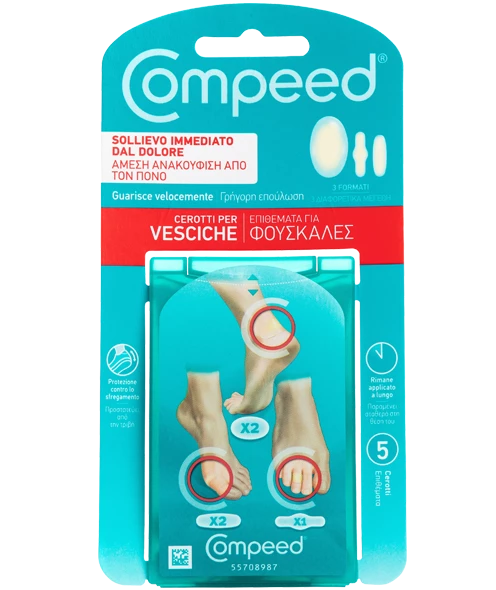 Φωτογραφία από Compeed Επιθέματα Διαφορετικών Μεγεθών για Φουσκάλες 5Τεμάχια