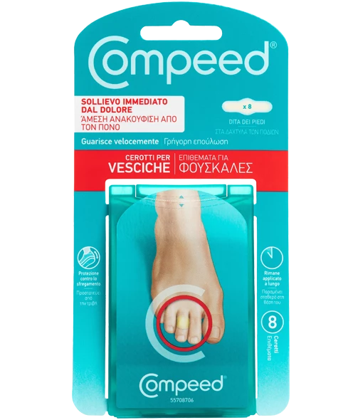 Φωτογραφία από Compeed Επιθέματα για Φουσκάλες στα Δάκτυλα των Ποδιών 8Τεμάχια