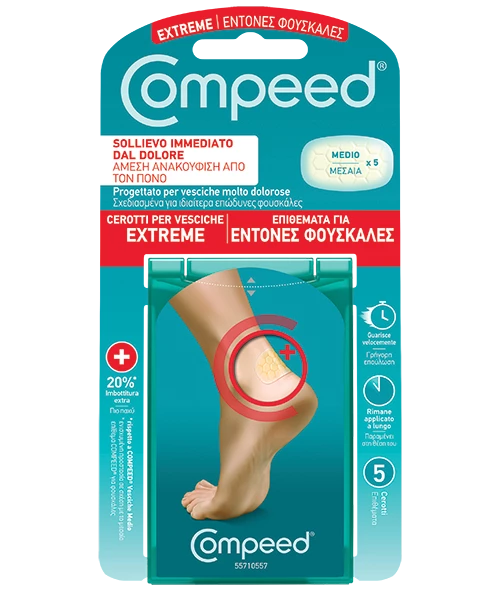 Φωτογραφία από Compeed Extreme Επιθέματα για Φουσκάλες στη Φτέρνα από Αθλητικές Δραστηριότητες 5Τεμάχια