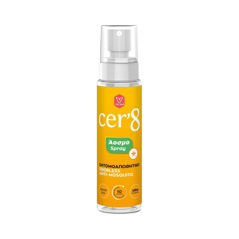 Φωτογραφία από Vican Cer’8 Ultra Protection Άοσμο Εντομοαπωθητικό Spray 100ml
