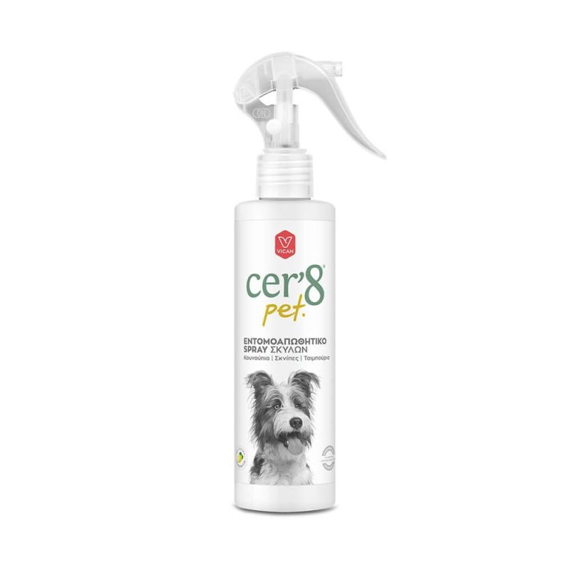 Φωτογραφία από Vican Cer’8 Pet Εντομοαπωθητικό Spray Σκύλων 200ml