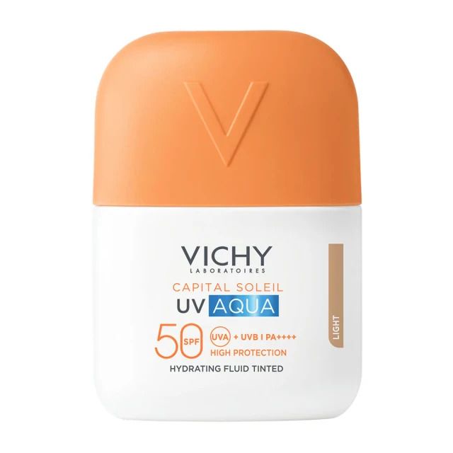Φωτογραφία από Vichy Capital Soleil UV-AQUA SPF50 Hydrating Invisible Fluid Tinted Light 50ml